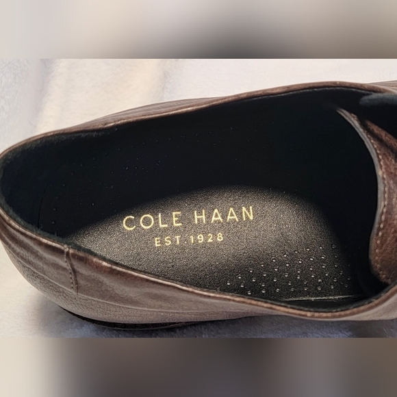 11 Cole Haan Limited Release Grand Os Leather Derby Oxfords C21453 Brown Gray main image 4